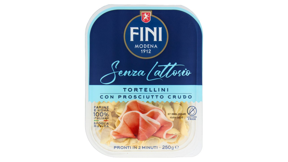 Fini Senza Lattosio Tortellini con Prosciutto Crudo 250 g