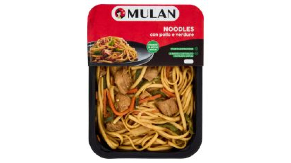 Mulan Noodles con pollo e verdure 200 g