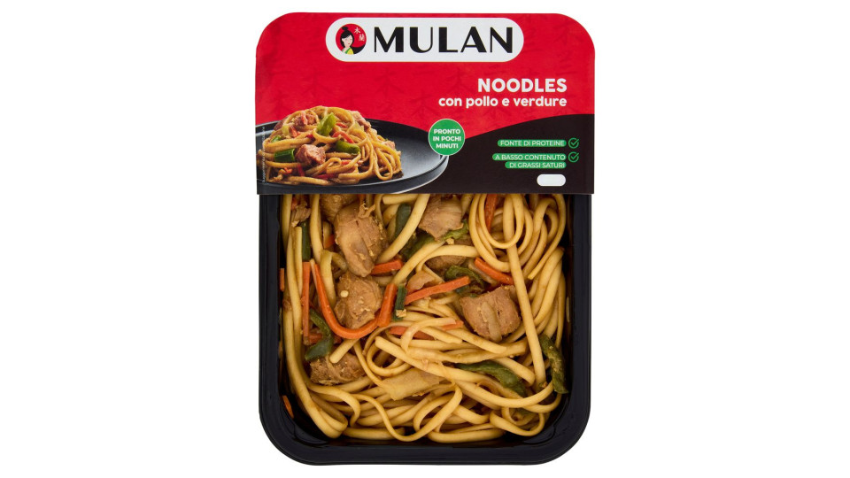 Mulan Noodles con pollo e verdure 200 g