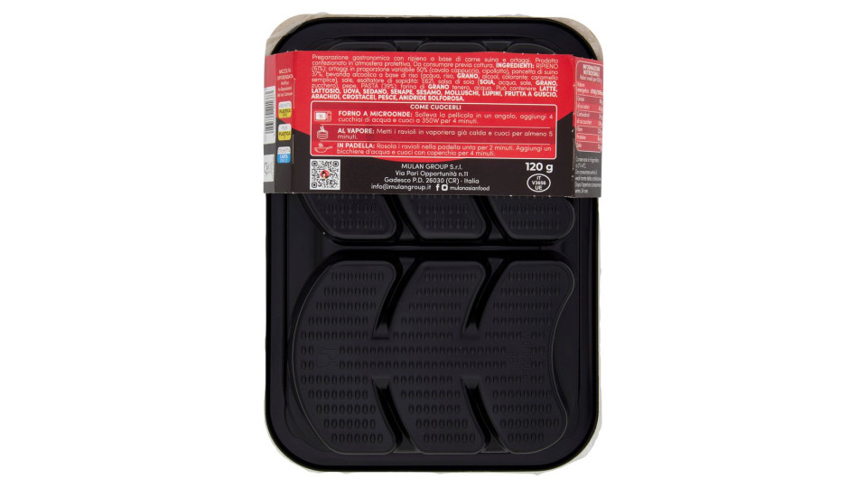 Mulan Ravioli di Carne al vapore 120 g