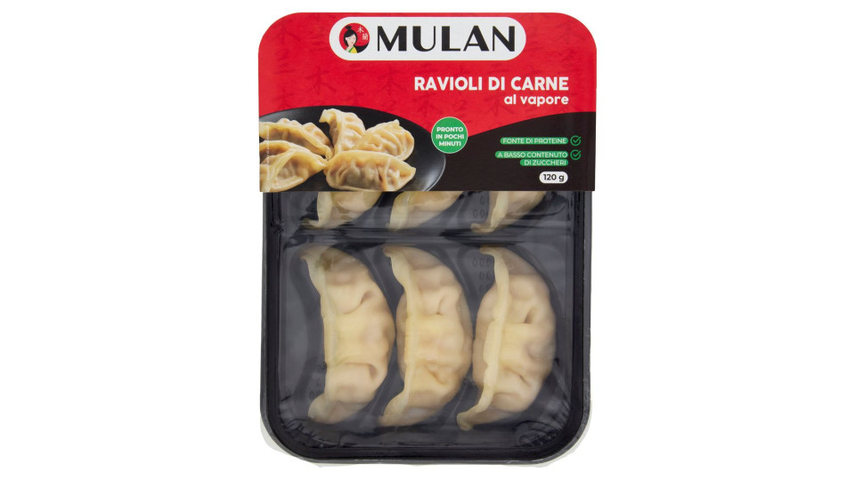 Mulan Ravioli di Carne al vapore 120 g