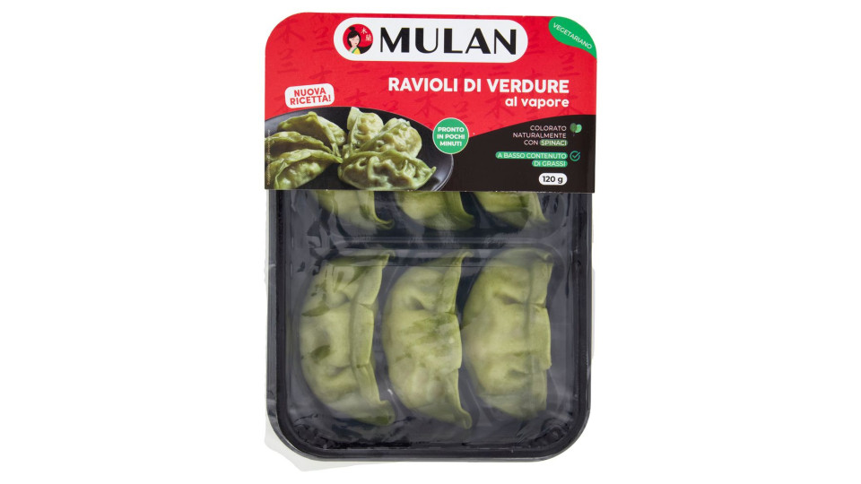 Mulan Ravioli di Verdure al vapore 120 g