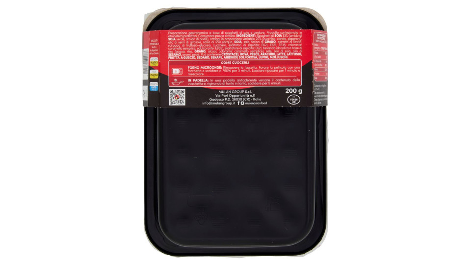 Mulan Spaghetti di Soia con verdura mista 200 g