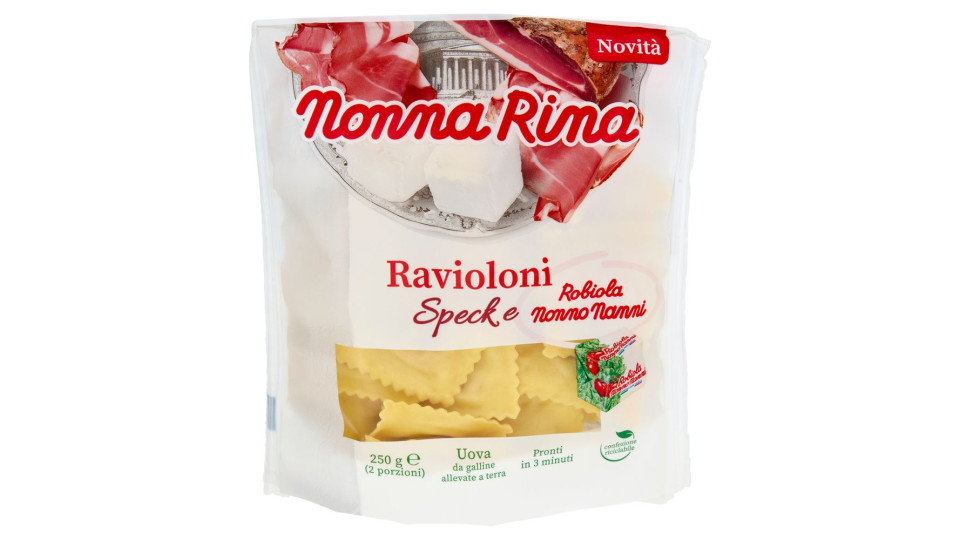 Nonna Rina Ravioloni Speck e Robiola Nonno Nanni 250 g