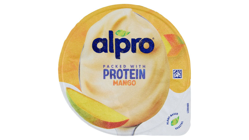 ALPRO GREEK STYLE, Alternativa Vegetale allo Yogurt, Mango&Maracuja,Naturalmente Senza Lattosio,135g