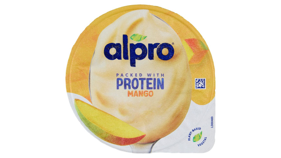 ALPRO GREEK STYLE, Alternativa Vegetale allo Yogurt, Mango&Maracuja,Naturalmente Senza Lattosio,135g