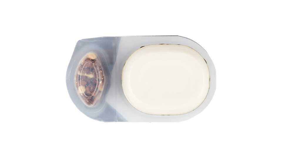 Danone Duo, Yogurt Bianco Cremoso con Fragranti Fiocchi al Cioccolato, 98g