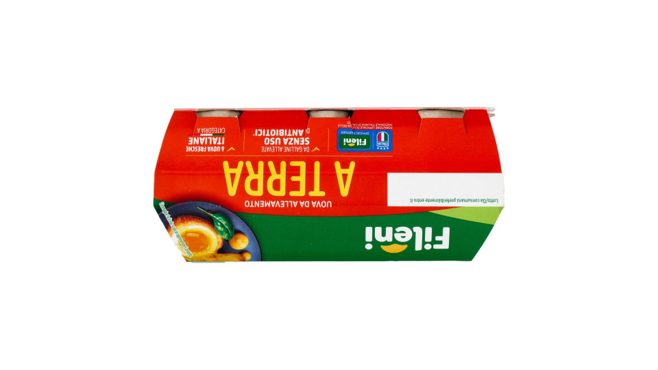 Fileni Uova da Allevamento a Terra 6 Uova Fresche 320 g