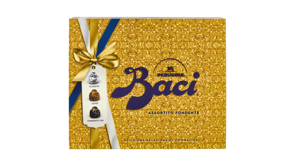 BACI PERUGINA Cioccolatini Assortiti ripieni al Gianduia Scatola Regalo Classica 250g