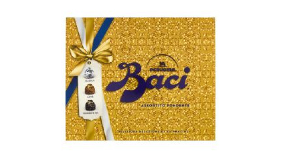 BACI PERUGINA Cioccolatini Assortiti ripieni al Gianduia Scatola Regalo Classica 250g