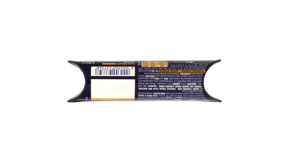 BACI PERUGINA Crystal Cioccolatini Fondenti all'Arancia ripieni al Gianduia Tubo 37,5g