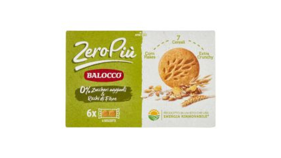 Balocco ZeroPiù 7 Cereali & Corn Flakes 6 x 38,3 g