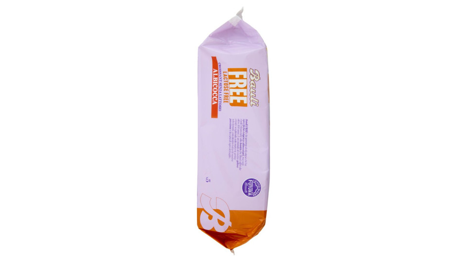 Bauli Free Lactose Free Croissant Senza Lattosio Albicocca 5 x 45 g