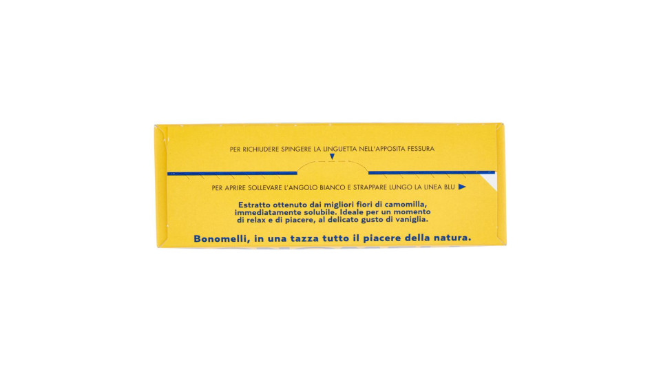 Bonomelli Estratto di Camomilla Solubile con Melatonina e con Magnesio Senza Zuccheri 16 x 4,5 g