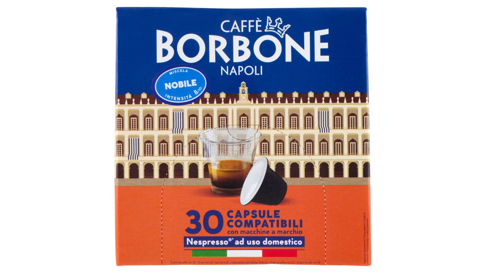Caffè Borbone Miscela Decisa Capsule Compatibili Nespresso* ad uso domestico 30 x 5 g