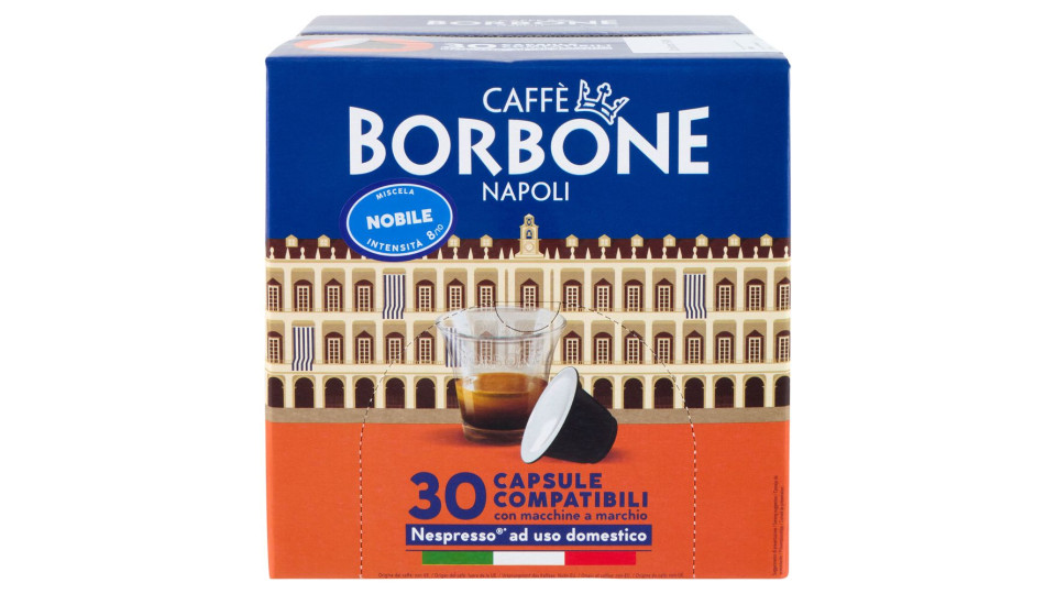 Caffè Borbone Miscela Decisa Capsule Compatibili Nespresso* ad uso domestico 30 x 5 g