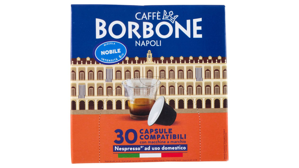 Caffè Borbone Miscela Decisa Capsule Compatibili Nespresso* ad uso domestico 30 x 5 g