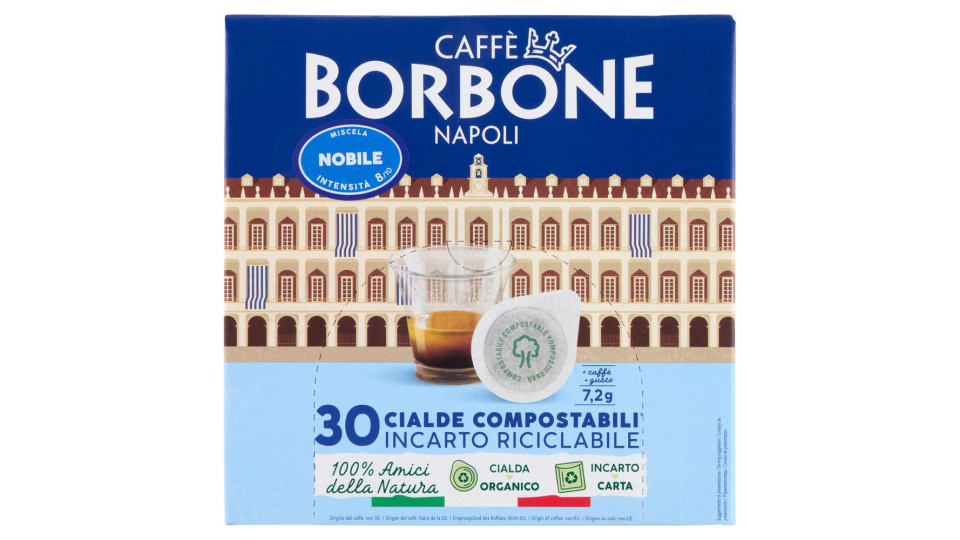 Caffè Borbone Miscela Nobile Cialde Compostabili* 120 x 7,2 g