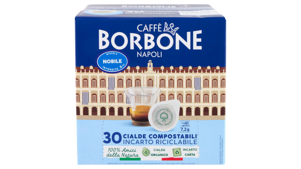 Caffè Borbone Miscela Nobile Cialde Compostabili* 120 x 7,2 g