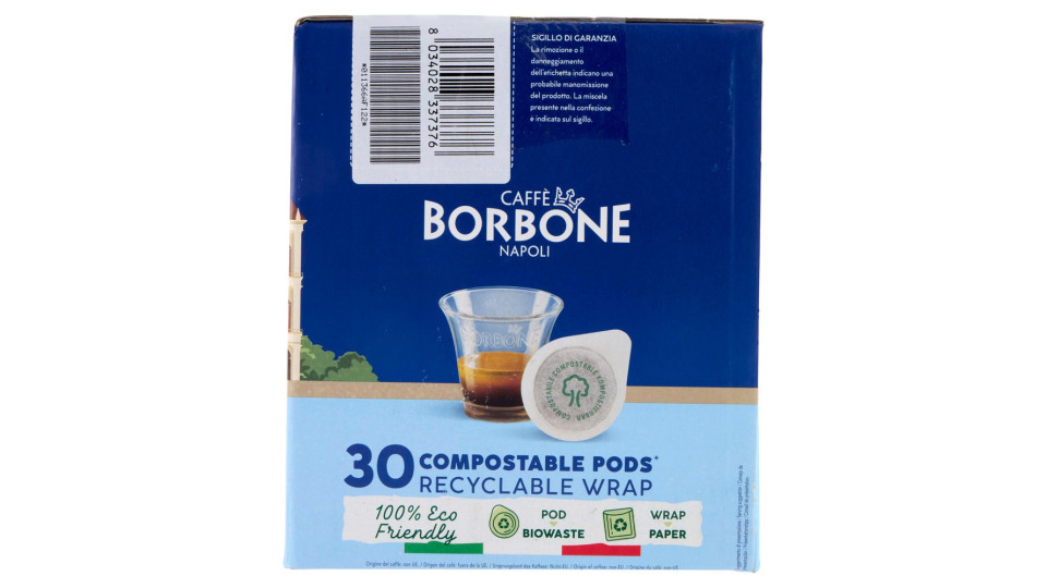 Caffè Borbone Miscela Nobile Cialde Compostabili* 120 x 7,2 g