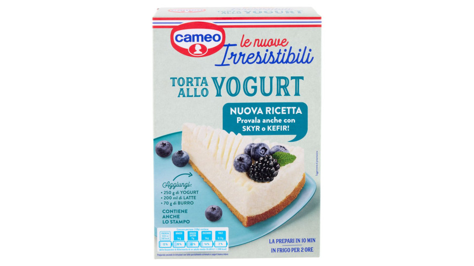 cameo le nuove Irresistibili Torta allo Yogurt 235 g