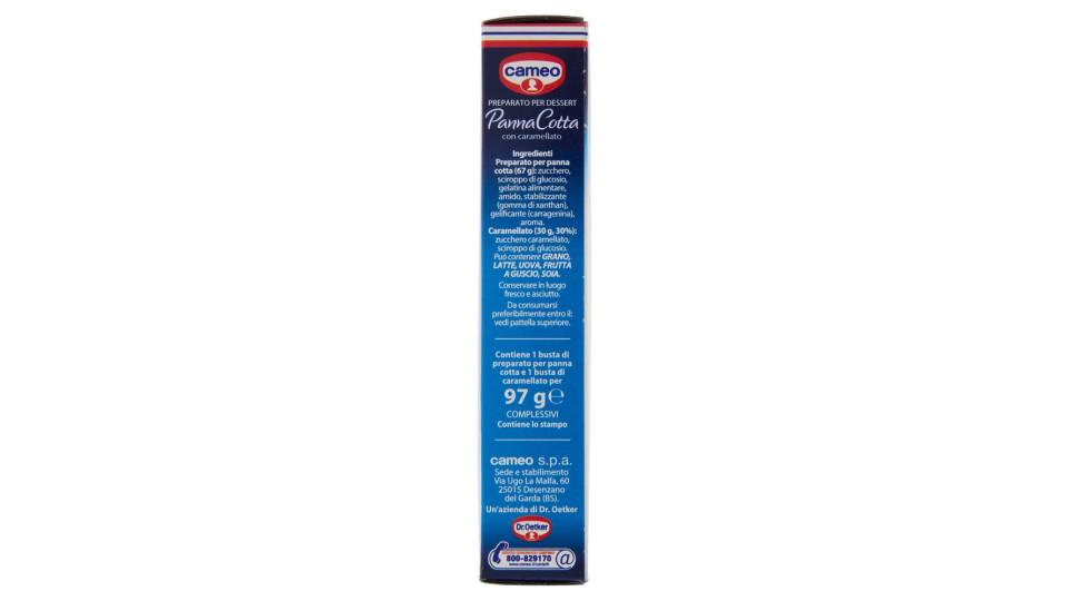 cameo Preparato per Panna Cotta con caramellato 97 g