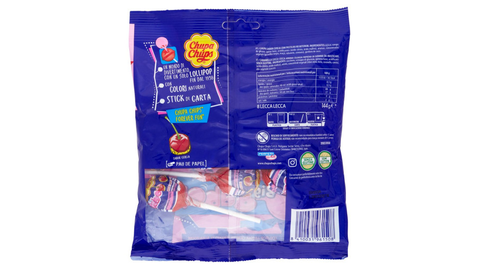 Chupa Chups Big Babol 8 Lollipops 120 g