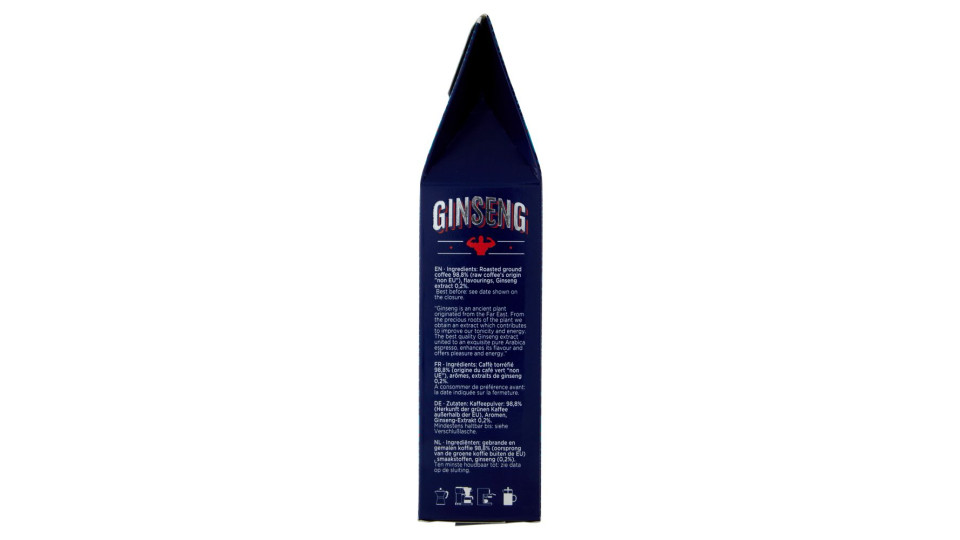 Compagnia dell'Arabica Puro Arabica Macinato con Vero Estratto al Ginseng caffè macinato 250 g