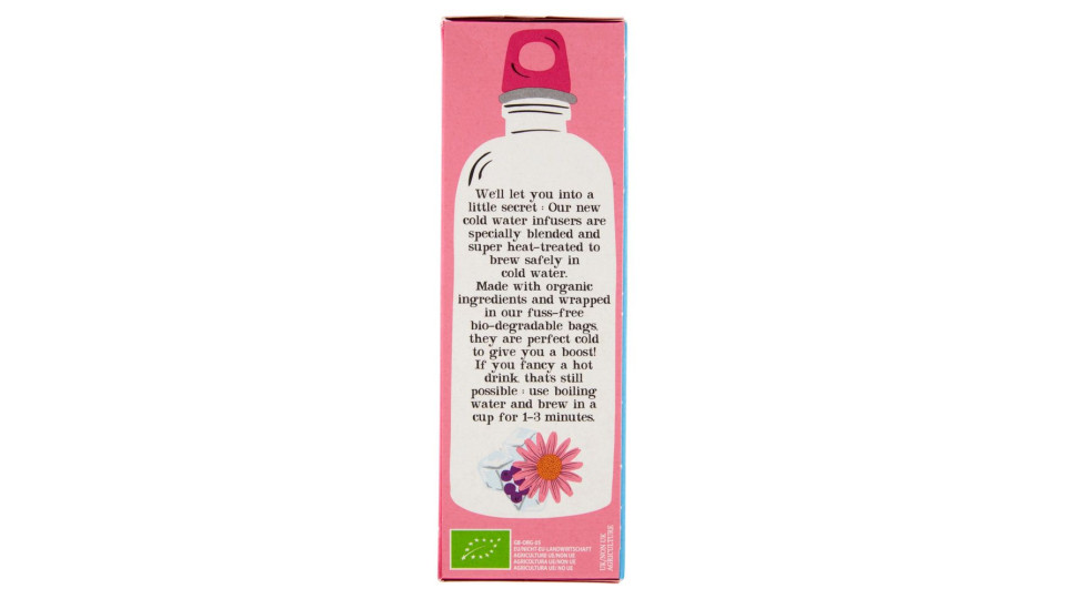 CUPPER Infuso a freddo Biologico di Ribes Nero e Echinacea 10 bustine