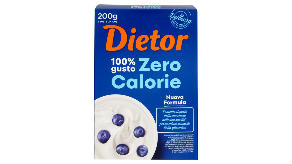 Dietor Zero Calorie Buste 2 x 100 g