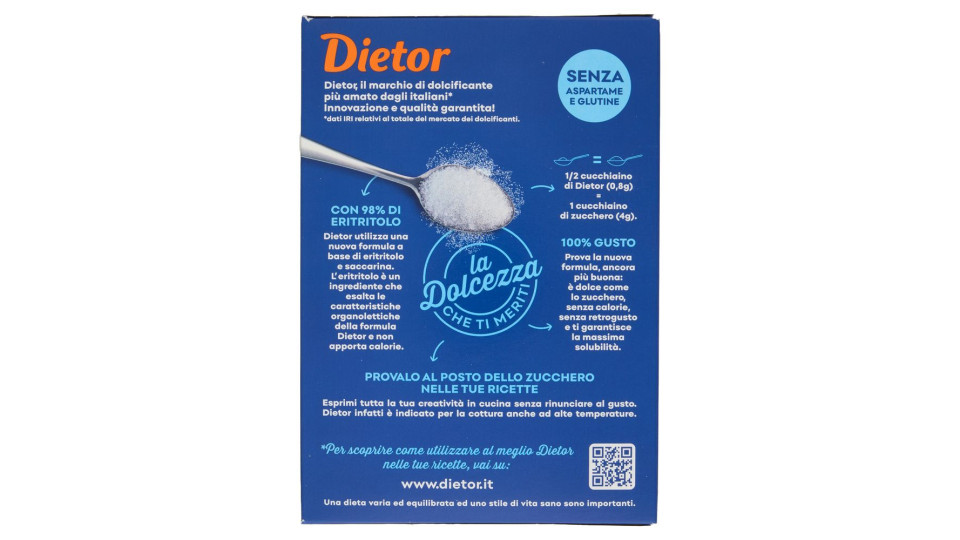 Dietor Zero Calorie Buste 2 x 100 g