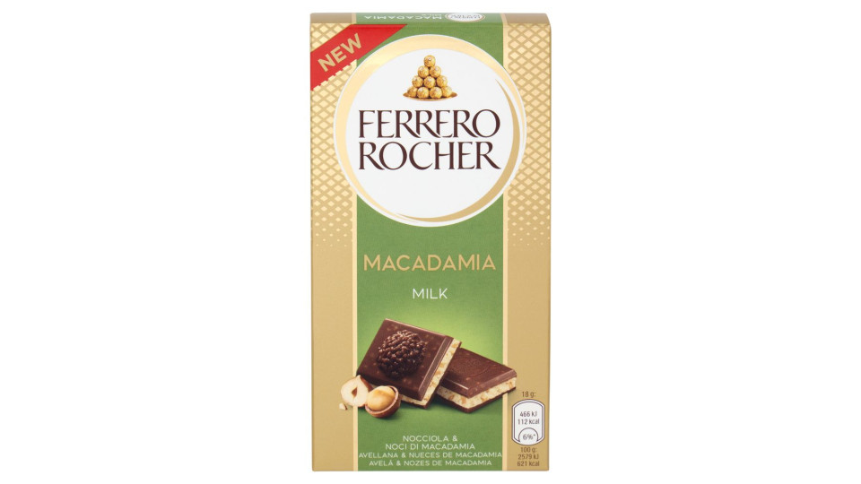 Ferrero Rocher Macadamia Milk Nocciola & Noci di Macadamia 90 g