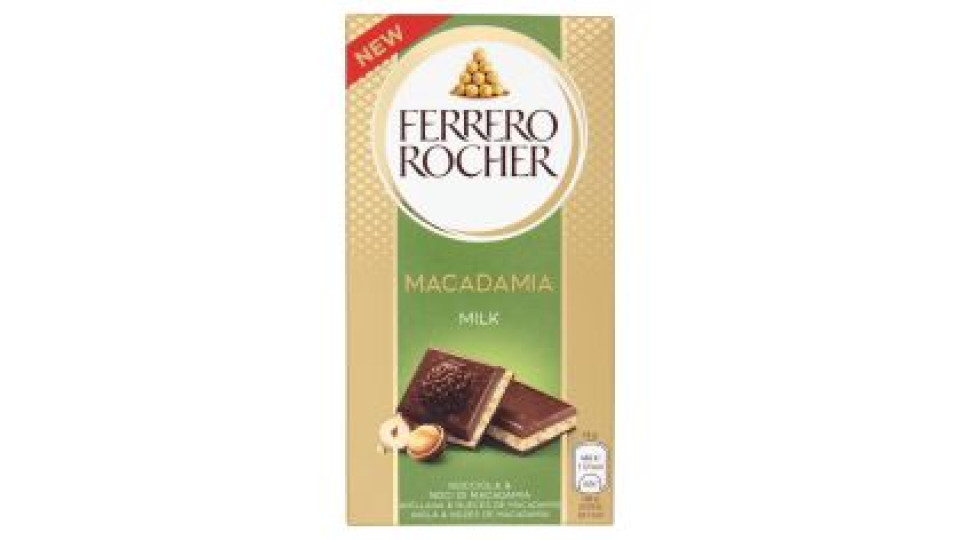 Ferrero Rocher Macadamia Milk Nocciola & Noci di Macadamia 90 g