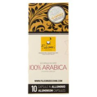 Filicori Zecchini 10 Capsule di Caffè 100% Arabica Compatibili con Nespresso Original Line 10 x 5,5g
