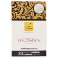 Filicori Zecchini 30 Capsule di Caffè 100% Arabica Compatibili con Nespresso Original Line 30 x 5,5g