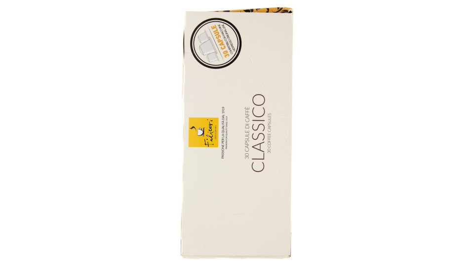 Filicori Zecchini 30 Capsule di Caffè Classico Compatibili con Nespresso Original Line 30 x 5,5 g