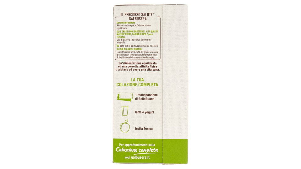 Galbusera BelleBuone 5 Colazioni Cioccolato semi di papavero, semi di girasole e semi di zucca 5x40g