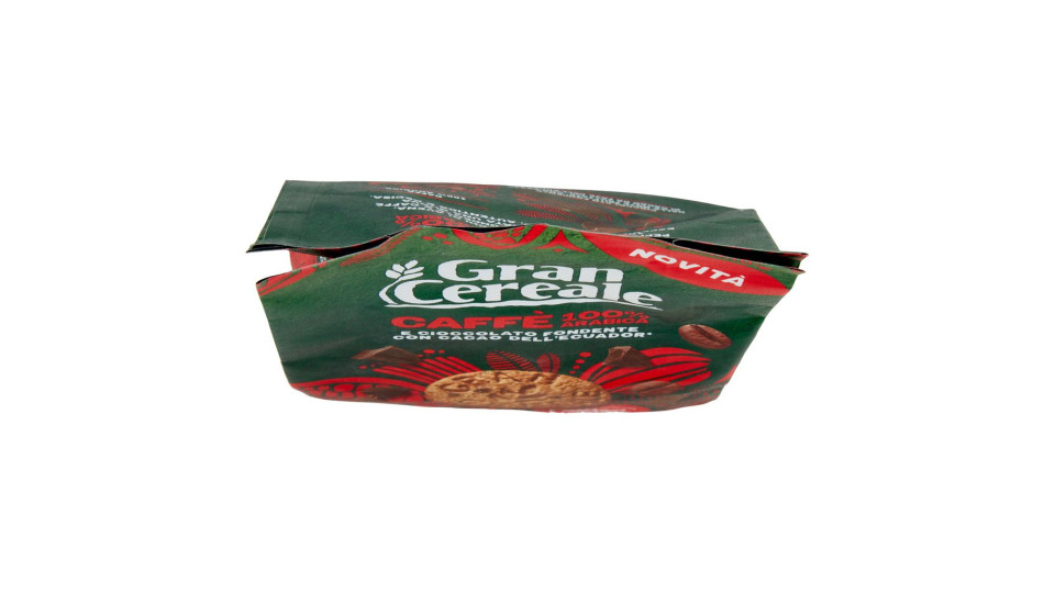 Gran Cereale Biscotti con Caffè 100% Arabica e Cioccolato Fondente con Fave dell'Ecuador 280g