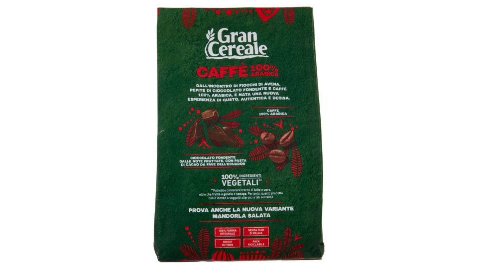 Gran Cereale Biscotti con Caffè 100% Arabica e Cioccolato Fondente con Fave dell'Ecuador 280g