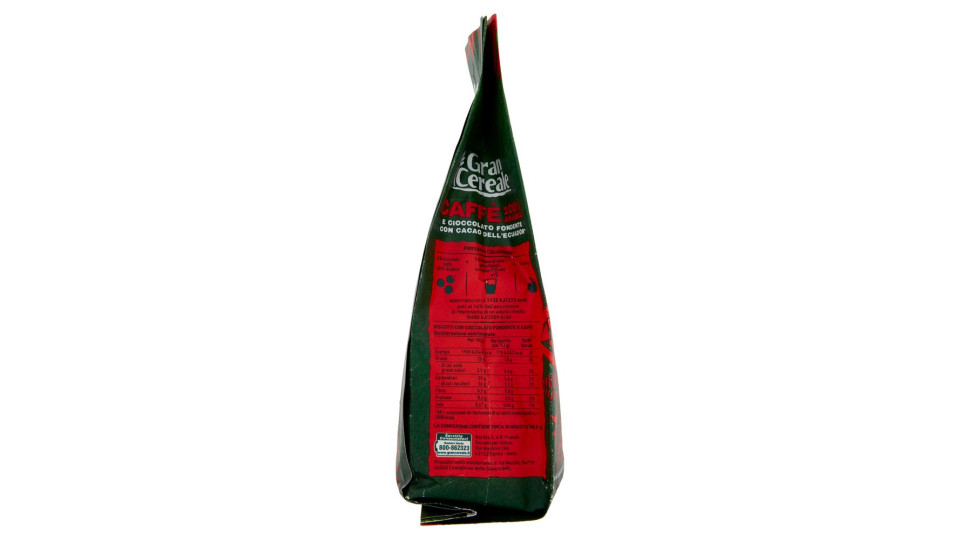Gran Cereale Biscotti con Caffè 100% Arabica e Cioccolato Fondente con Fave dell'Ecuador 280g