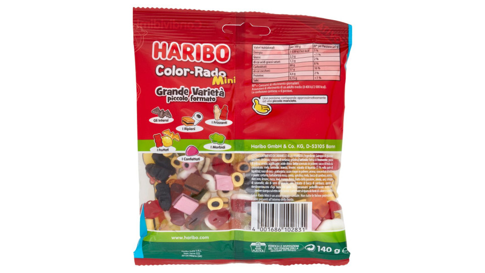 Haribo Color-Rado Mini 140 g