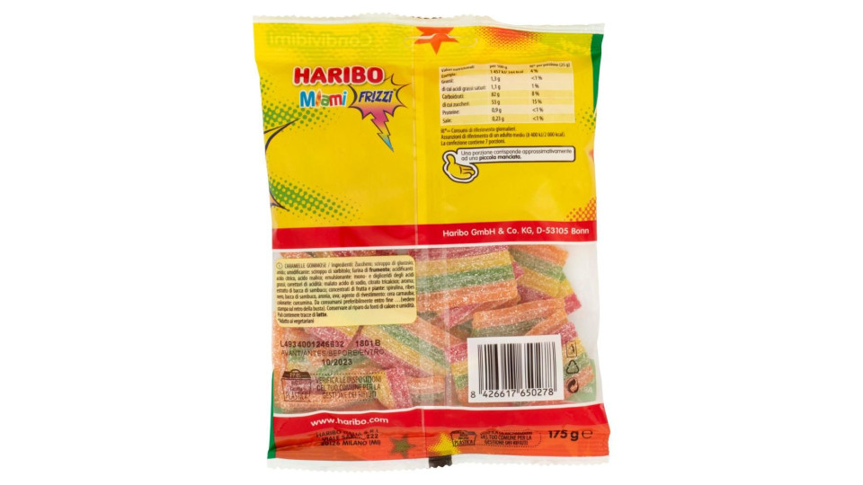 Haribo Miami Fr!zzi 175 g