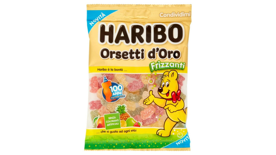 Haribo Orsetti d'Oro Frizzanti 150 g