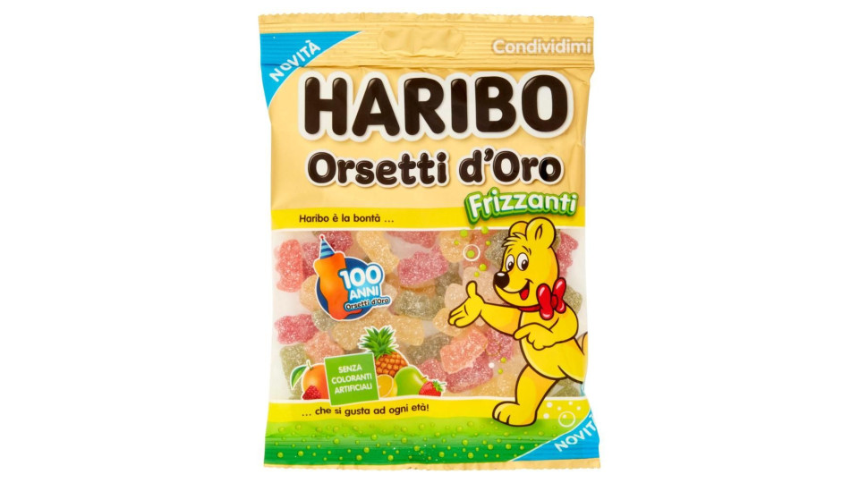Haribo Orsetti d'Oro Frizzanti 150 g