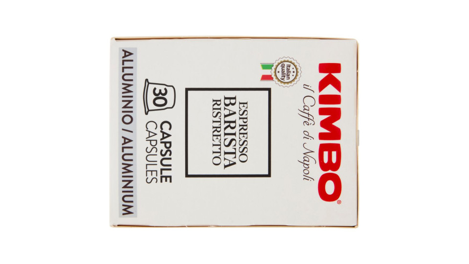 Kimbo Espresso Barista Ristretto Capsule Compatibili con Macchine Nespresso* Original 30 x 5,5 g