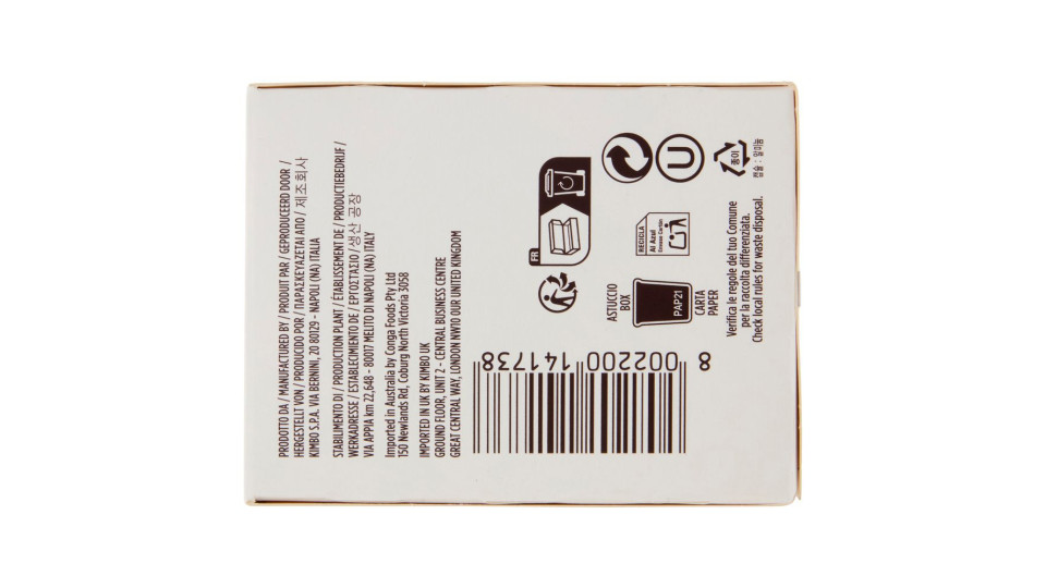 Kimbo Espresso Barista Ristretto Capsule Compatibili con Macchine Nespresso* Original 30 x 5,5 g