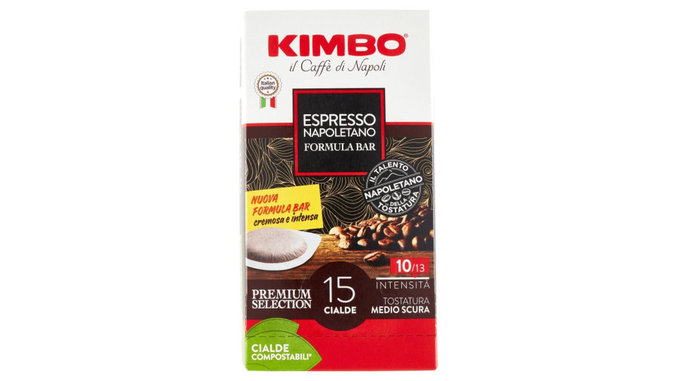 Kimbo Espresso Decaf Formula Bar 15 Cialde Compostabili* 109.5 g