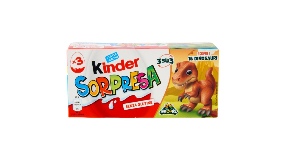 Kinder Sorpresa Natoons 3 x 20 g