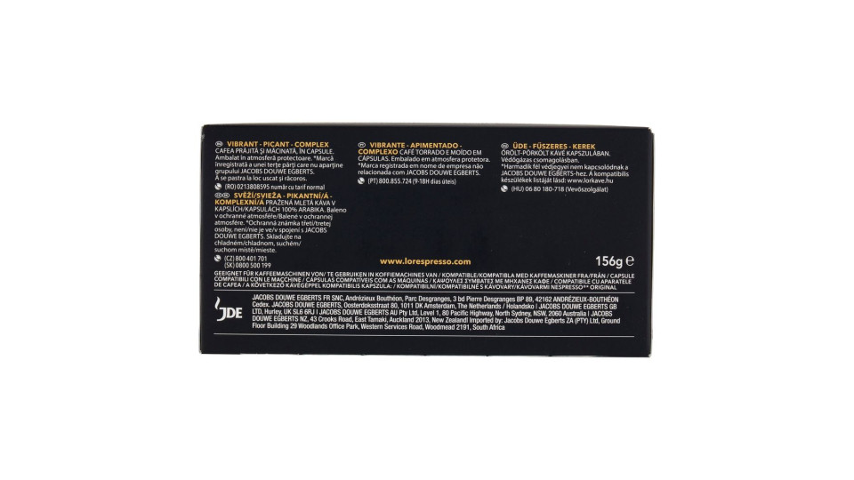 L'Or Espresso Ristretto 11- 40 Capsule Caffè Compatibili con Macchine Nespresso*® Original 208g