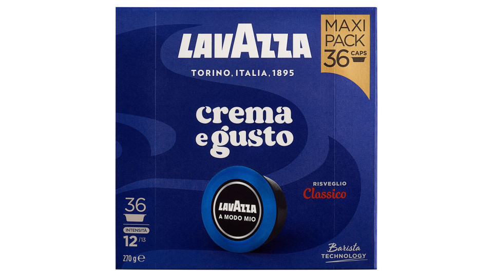 Lavazza A Modo Mio crema e gusto Classico 36 Capsule 270 g